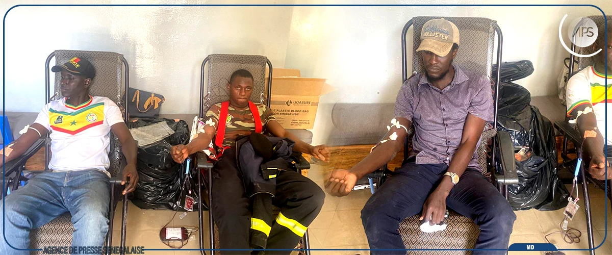 Richard-Toll : 36 poches de sang collectées pour le centre de santé de Gaya
