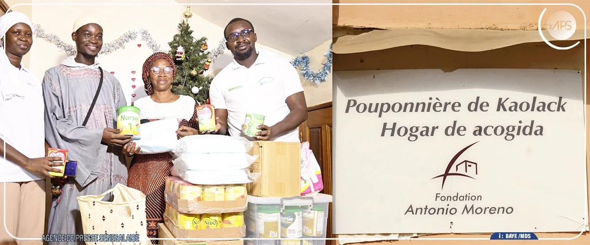 La Fondation Sen orphelinat au chevet d'une pouponnière et de deux écoles coraniques de Kaolack