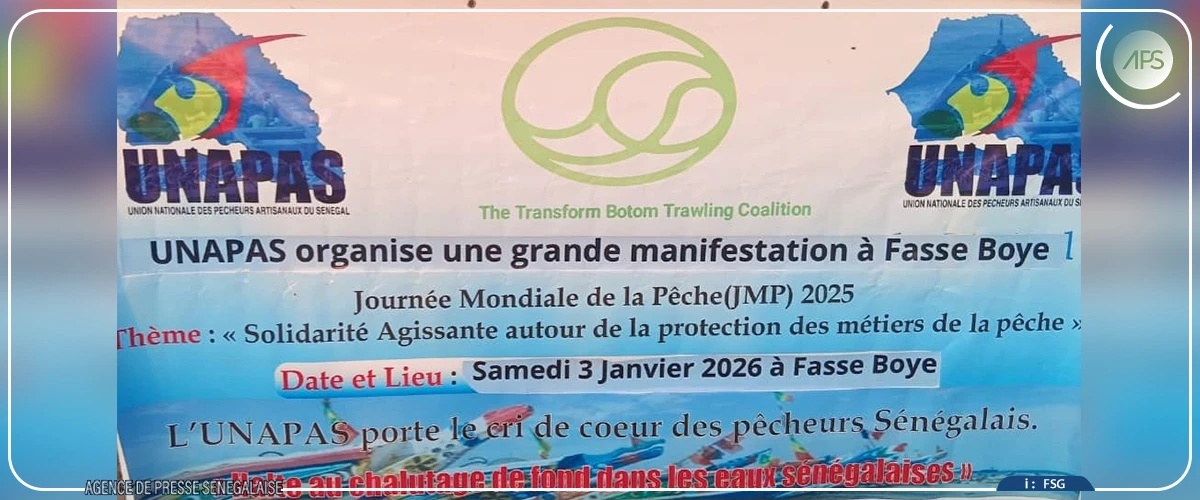 Fass Boye : l'UNAPAS en campagne pour l'effectivité de la délimitation de la zone de pêche industrielle