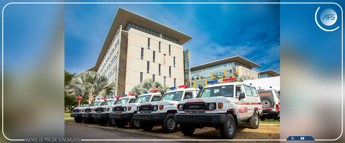 Le PUMA remet 20 ambulances au ministère de la Santé