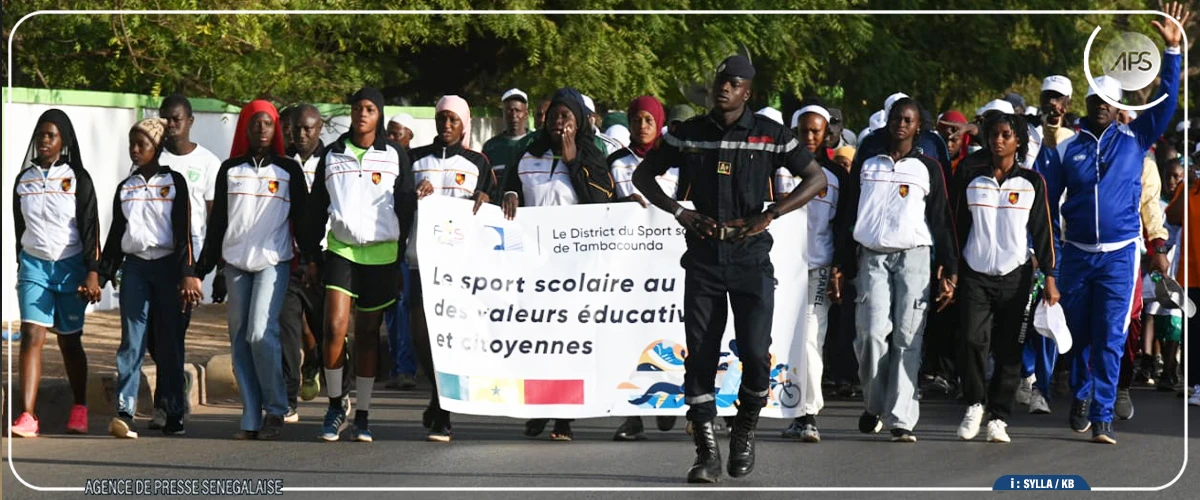 Tambacounda: une randonnée pédestre pour lancer les compétitions scolaires