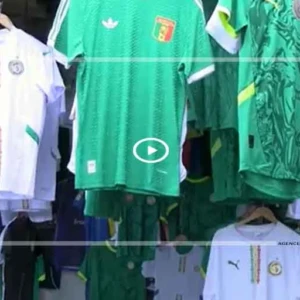 Can 2025 : les maillots aux couleurs du Sénégal pris d’assaut sur les marchés