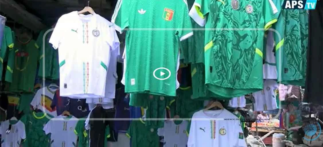 Can 2025 : les maillots aux couleurs du Sénégal pris d’assaut sur les marchés