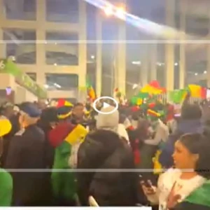 Stade Ibn Batouta : des supporters sénégalais explosent de joie après la qualification des Lions