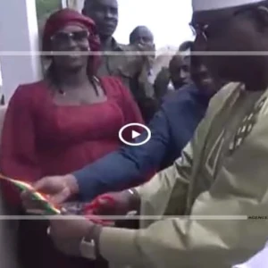 Mbacké : inauguration du marché central de Sadio