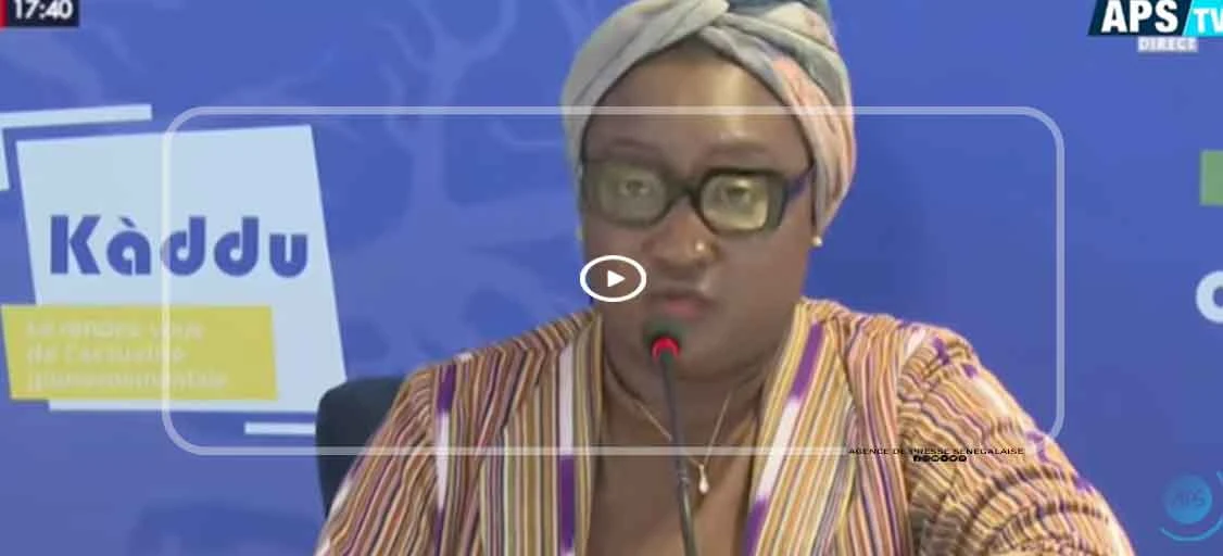 Conférence de presse du Gouvernement ” KÀDDU”