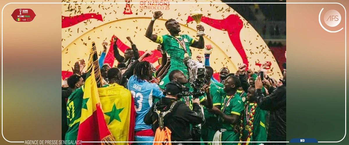 Les Lions, fiers de leur sacre, saluent leur performance collective contre le Maroc