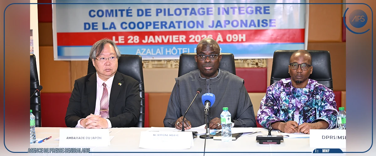 Le Sénégal invité à finaliser les actions politiques préalables au décaissement d'un fonds d'appui nippon dédié à la CSU