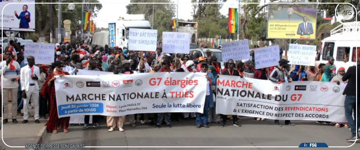 À Thiès, le G7 réclame une amélioration des conditions de travail des enseignants