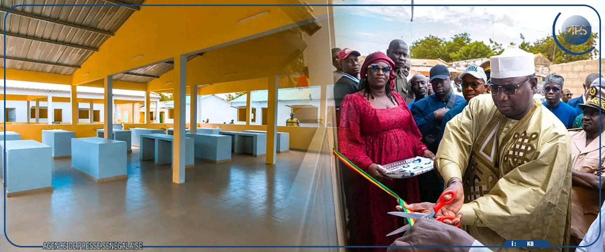Mbacké : inauguration du marché central de Sadio
