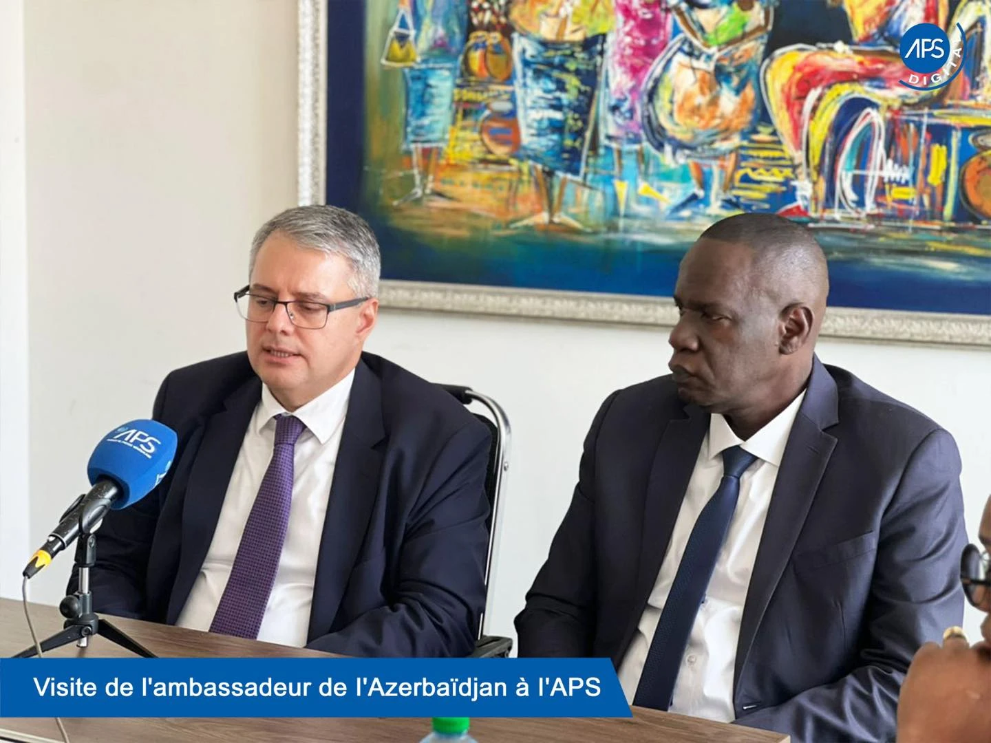 Visite de l'ambassadeur d'Azerbaïdjan à I'APS