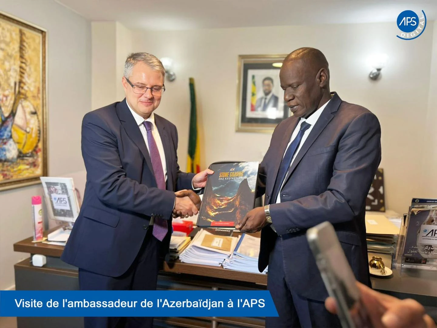 Visite de l'ambassadeur d'Azerbaïdjan à I'APS