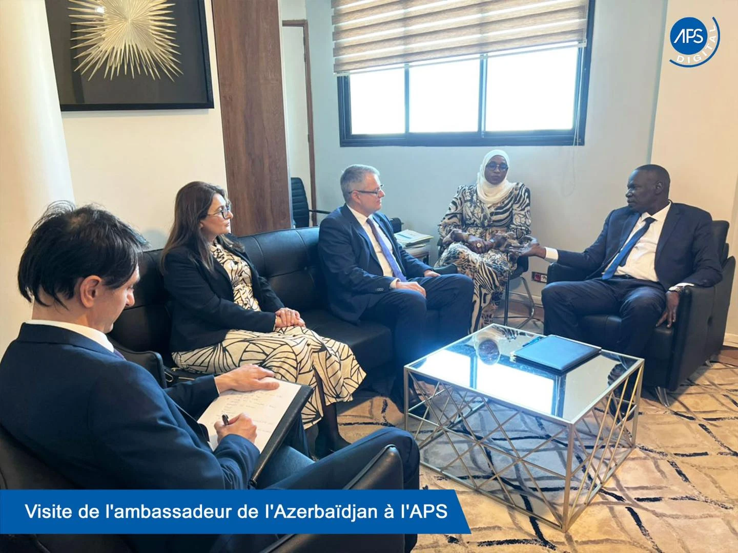 Visite de l'ambassadeur d'Azerbaïdjan à I'APS