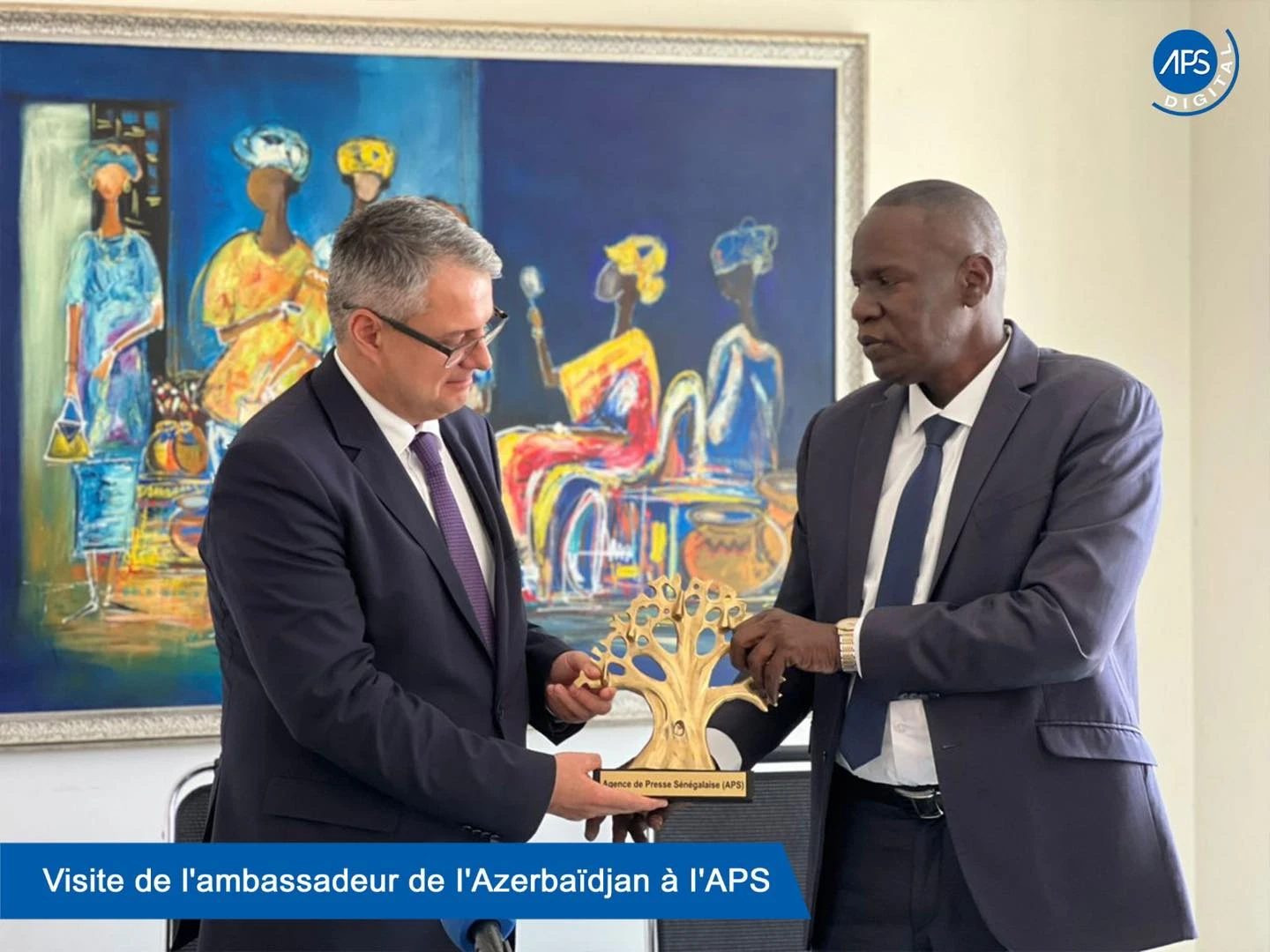 Visite de l'ambassadeur d'Azerbaïdjan à I'APS