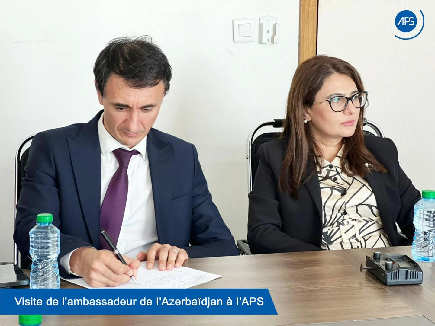 Visite de l'ambassadeur d'Azerbaïdjan à I'APS