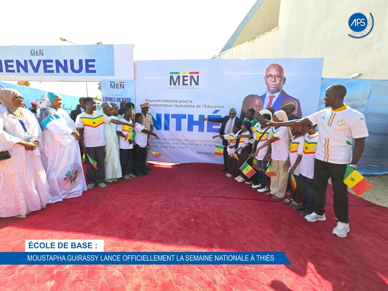 École de base : Moustapha Guirassy lance officiellement la semaine nationale à Thiès 