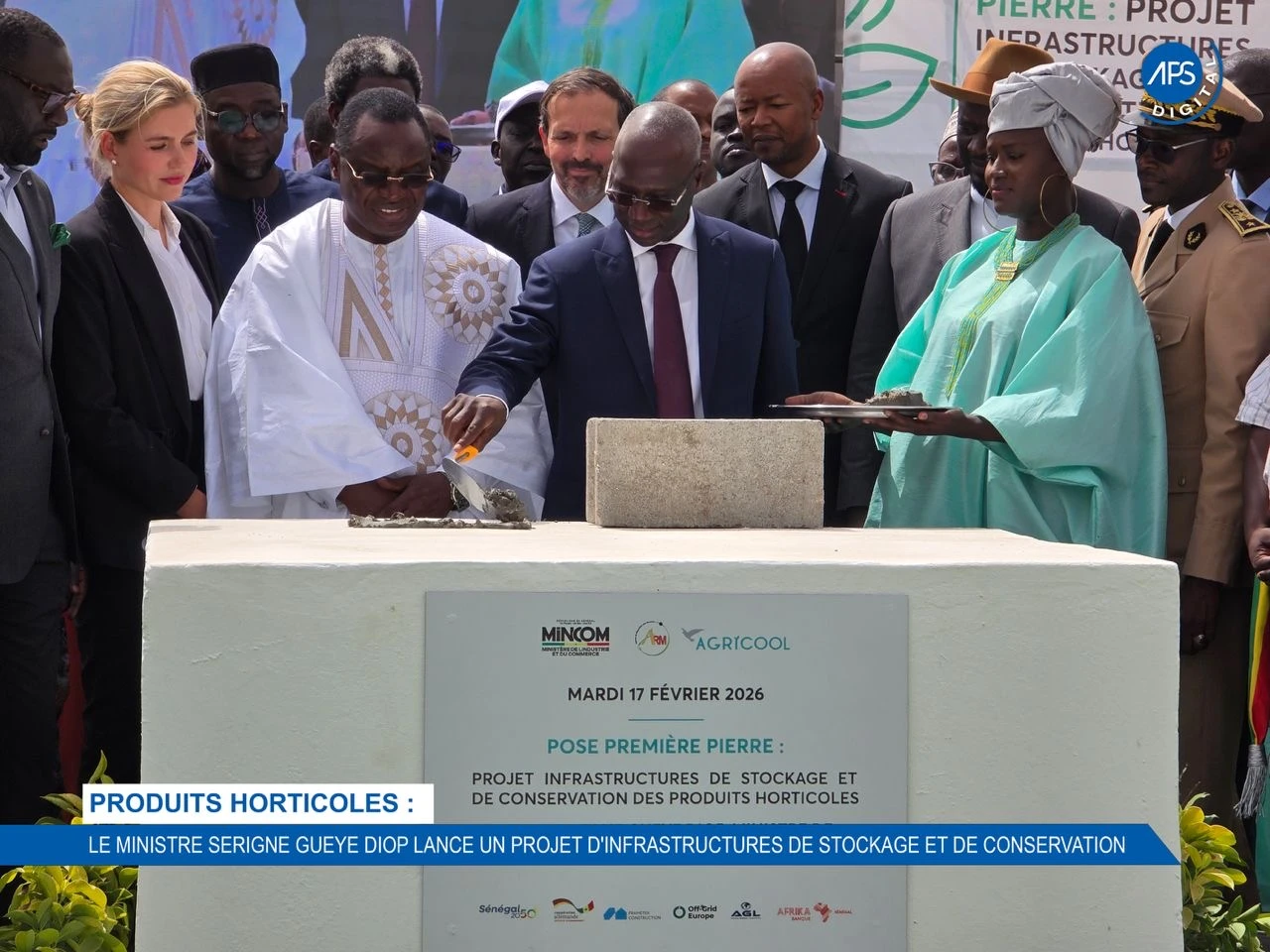 Produits horticoles : le ministre Serigne Gueye Diop lance un projet d’infrastructures de stockage et de conservation
