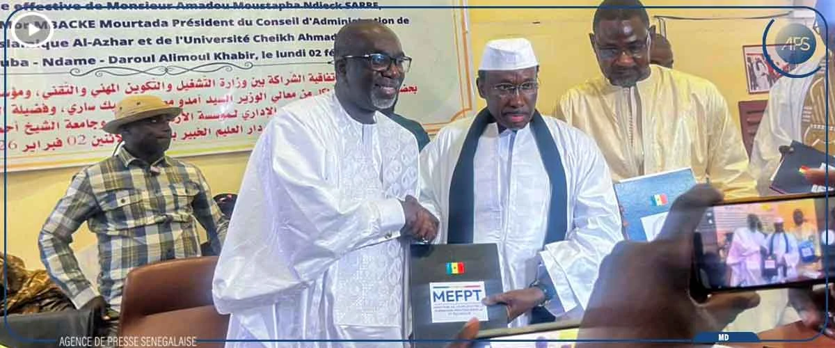 Une convention signée pour renforcer la formation et l’insertion des apprenants de l’Institut Al Azhar de Touba