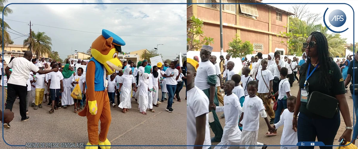 Ziguinchor : une association marche pour la protection de l’enfance et la paix dans la région