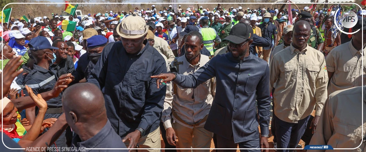 Le Président Bassirou Diomaye Faye est arrivé Kédougou pour la suite de sa tournée économique