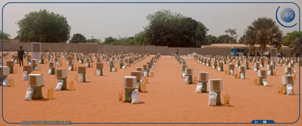 Sédhiou : des kits alimentaires à des familles nécessiteuses