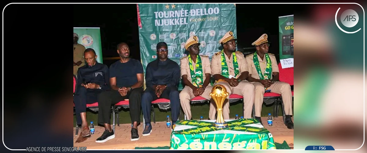 Sédhiou : liesse populaire autour du trophée de la CAN