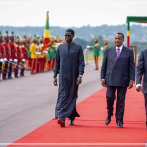 Bassirou Diomaye Faye est arrivé à Brazzaville (présidence)