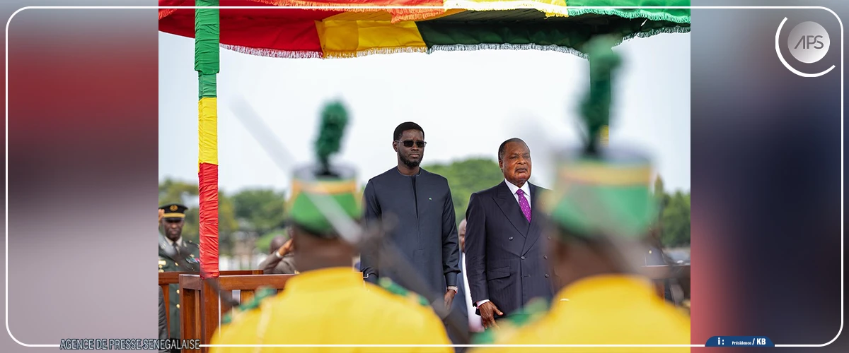 Bassirou Diomaye Faye est arrivé à Brazzaville (présidence)