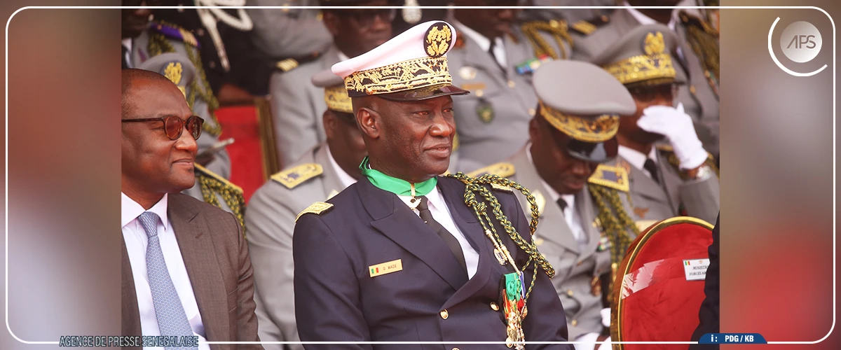Vice-amiral d'escadre Oumar Wade, premier CEMGA issu de la Marine sénégalaise