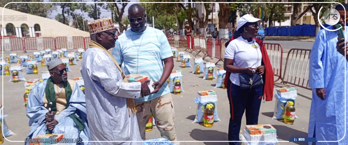 Thiès : 236 kits alimentaires distribués à d'anciens gardes républicains et leurs  familles