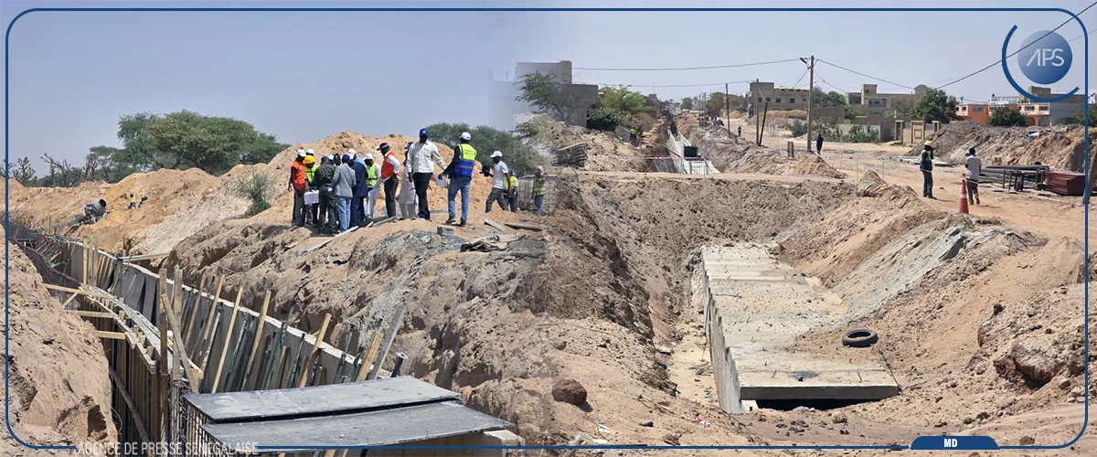 Tivaouane : les travaux du réseau de drainage des eaux pourraient être livrés avant le Gamou (ONAS)