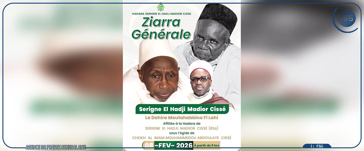 Saint-Louis : la Ziarra dédiée à Serigne El Hadji Madior Cissé célébrée dimanche