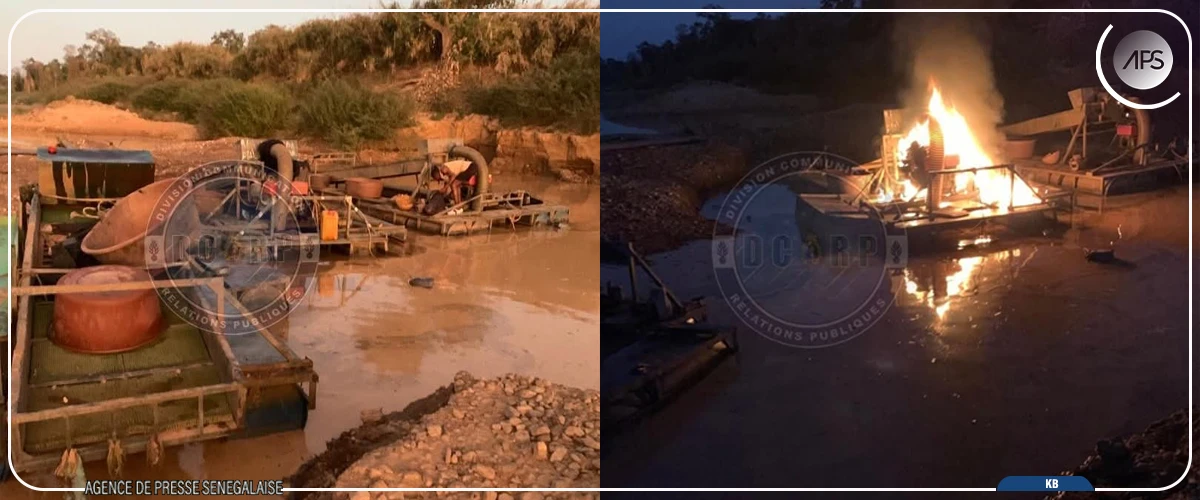 Exploitation minière illégale : 13 dragues détruites entre Saeinsoutou et Bandincoto