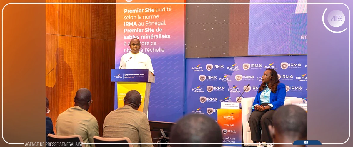 Le site Eramet Grande Côte au Sénégal atteint le niveau de performance IRMA 50 (étude)