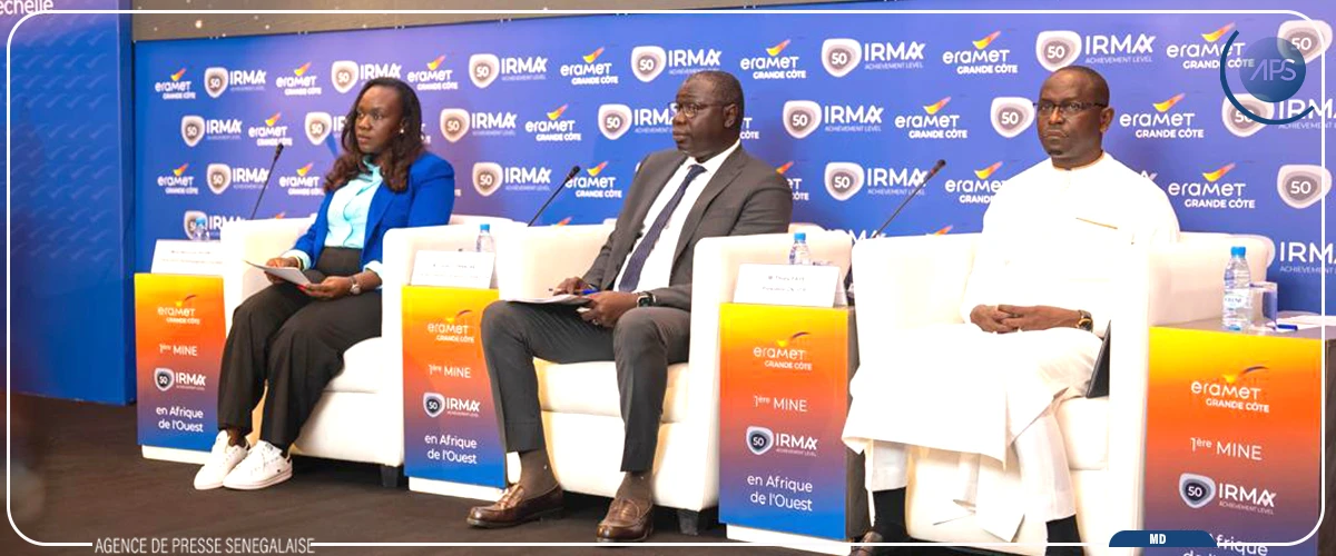 Le site Eramet Grande Côte au Sénégal atteint le niveau de performance IRMA 50 (étude)