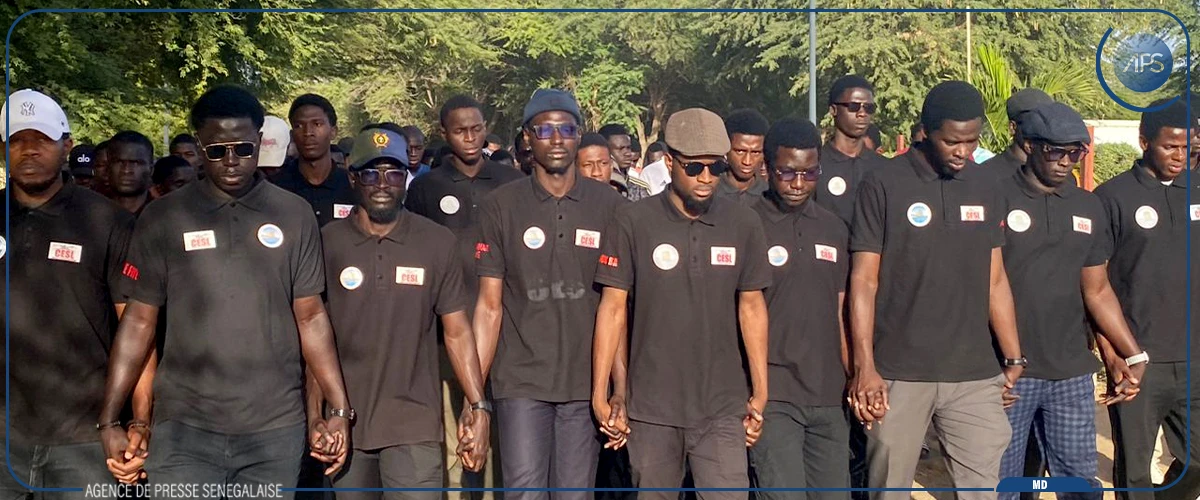 UGB : journée noire et marche pacifique en mémoire des étudiants décédés dans des manifestations