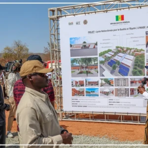 Pose de la première pierre du LYNAQE  de Salémata d'un coût estimé à plus de 10 milliards FCFA