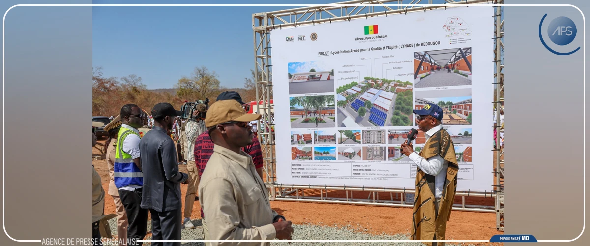 Pose de la première pierre du LYNAQE  de Salémata d'un coût estimé à plus de 10 milliards FCFA