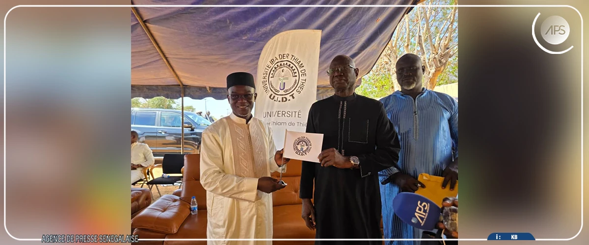 Signature d'une convention entre la commune de Fandène et l’Université de Thiès