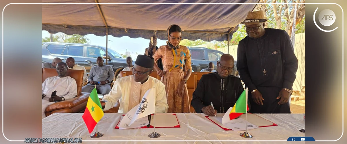 Signature d'une convention entre la commune de Fandène et l’Université de Thiès