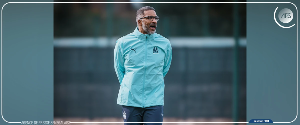 Habib Beye, nouveau coach de l’OM, “prêt et déterminé” à relever le défi