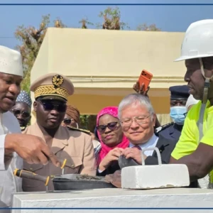 Ibrahima Sy pose la première pierre des travaux d'extension du centre hospitalier régional de Thiès