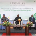 Le trophée de la CAN présenté à l’Assemblée nationale