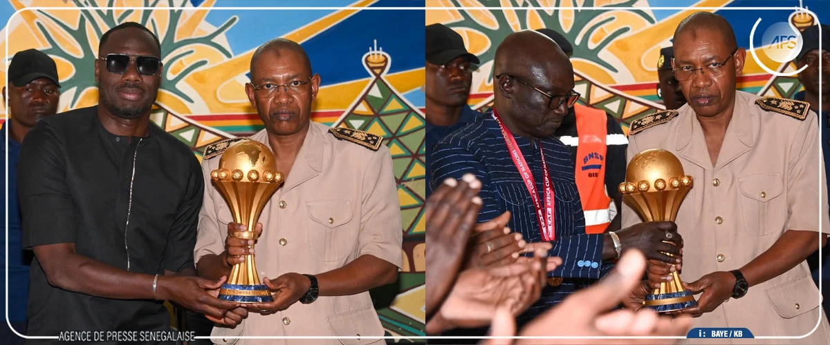 Kaolack : le trophée de la CAN présenté aux autorités et à la population