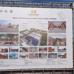 Pose de la première pierre du LYNAQE  de Salémata d'un coût estimé à plus de 10 milliards FCFA