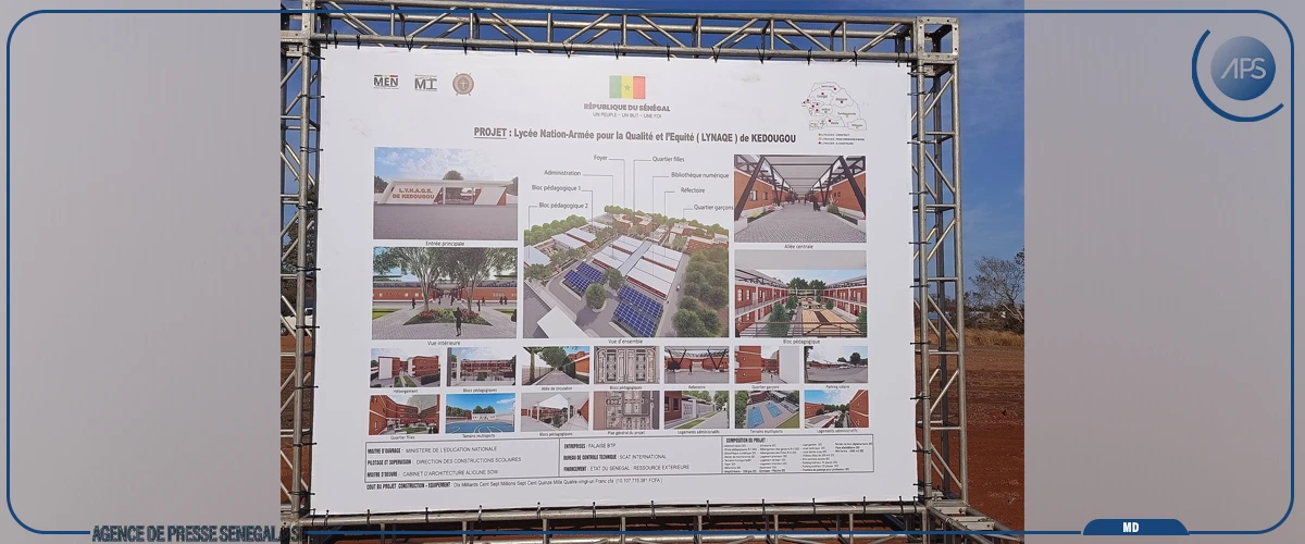 Pose de la première pierre du LYNAQE  de Salémata d'un coût estimé à plus de 10 milliards FCFA