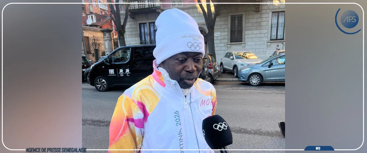 JO d'hiver Milan-Cortina : Mamadou Diagna Ndiaye a porté la flamme olympique
