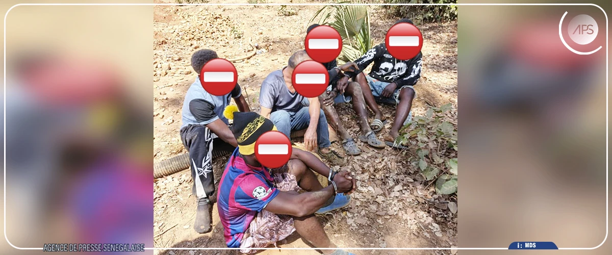 Cinq personnes ‘’de nationalités étrangères’’ arrêtées à Saraya pour ‘’des activités minières illégales’’