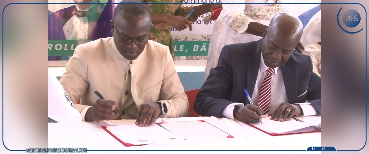 La commune de Mont-Rolland signe une convention de partenariat avec l’Université de Thiès