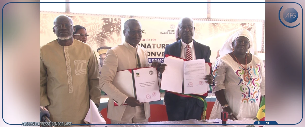 La commune de Mont-Rolland signe une convention de partenariat avec l'Université de Thiès